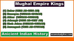 Mughal Empire Kings Family Tree Complete Notes For SSC, Banking - Exam ...