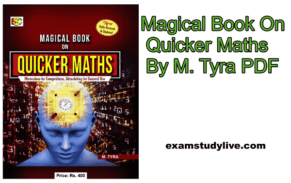 magical book on quicker maths pdf